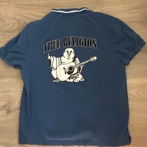 True Religion Men’s Buddha Polo Shirt, Size Large